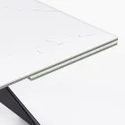 Rozkládací jídelní stůl 240 cm sklo a keramická deska - Barone Viadurini