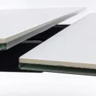 Rozkládací jídelní stůl 240 cm sklo a keramická deska - Barone Viadurini