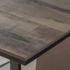 Rozkládací jídelní stůl ze dřeva a kovu do 280 cm - Gallotto Viadurini