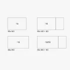 Rozkládací stůl do obývacího pokoje z melaminu Made in Italy - Ondine Viadurini