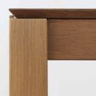 Prodloužitelný designový stůl z masivního dubu, vyrobený v Itálii, Frank Viadurini