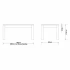 Prodloužitelný designový stůl z masivního dubu, vyrobený v Itálii, Frank Viadurini