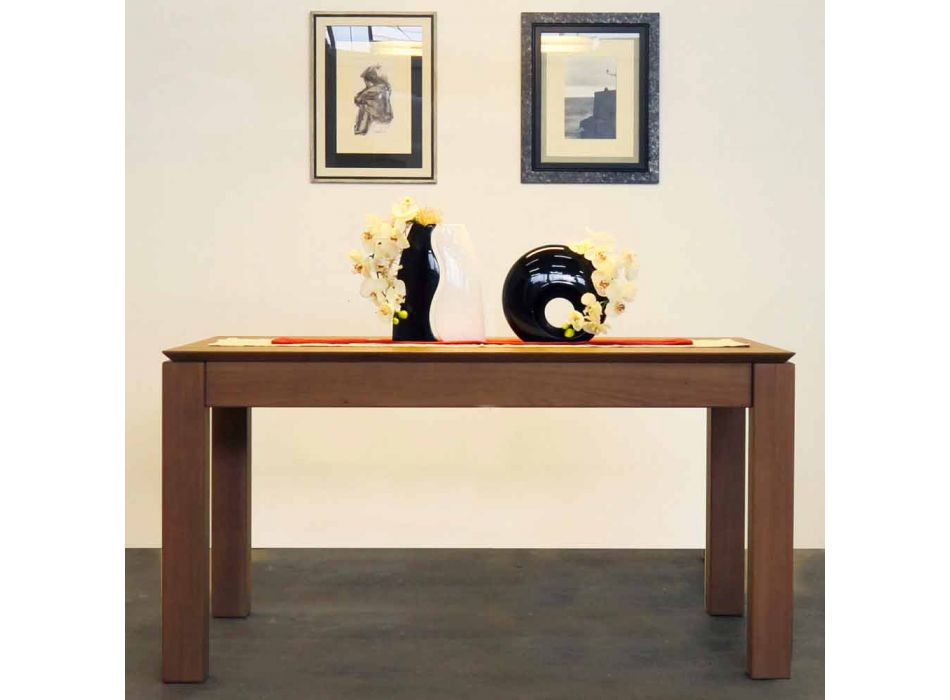Prodloužitelný designový stůl z masivního dubu, vyrobený v Itálii, Frank Viadurini