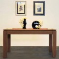 Prodloužitelný designový stůl z masivního dubu, vyrobený v Itálii, Frank