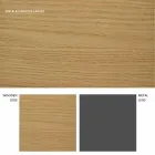 Designový výsuvný stůl s dubovou deskou Daryl, vyrobený v Itálii Viadurini