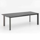 Rozšiřitelný designový stůl s keramickou deskou a mdf, Nosate Viadurini