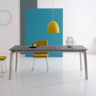 Rozkládací designový stůl, vyrobený v Itálii v hliníku - Arnara Viadurini