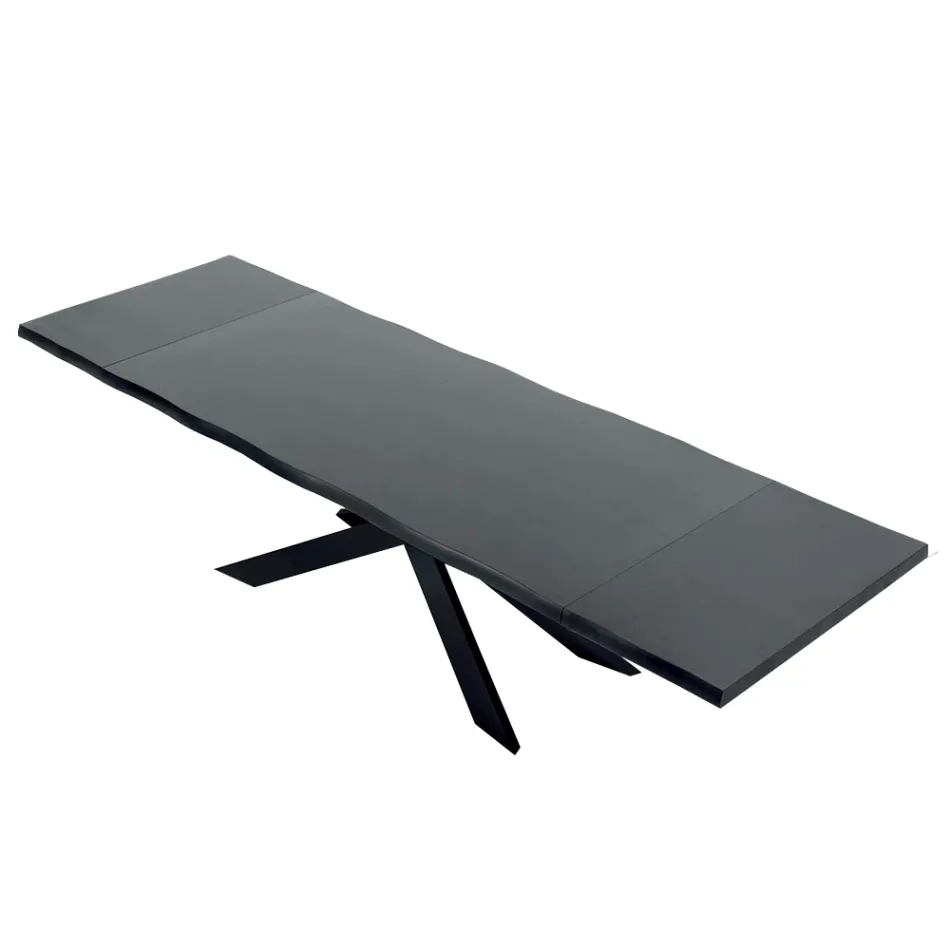 Rozkládací stůl až pro 14 míst z dýhovaného dřeva Made in Italy - Grotta Viadurini