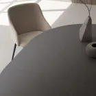 Rozkládací stůl až 180 cm Kulatý laminovaný Hpl Made in Italy - Bastiano Viadurini