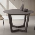 Rozkládací stůl Až 180 cm Kulatý Hpl laminovaný Made in Italy - Bastiano