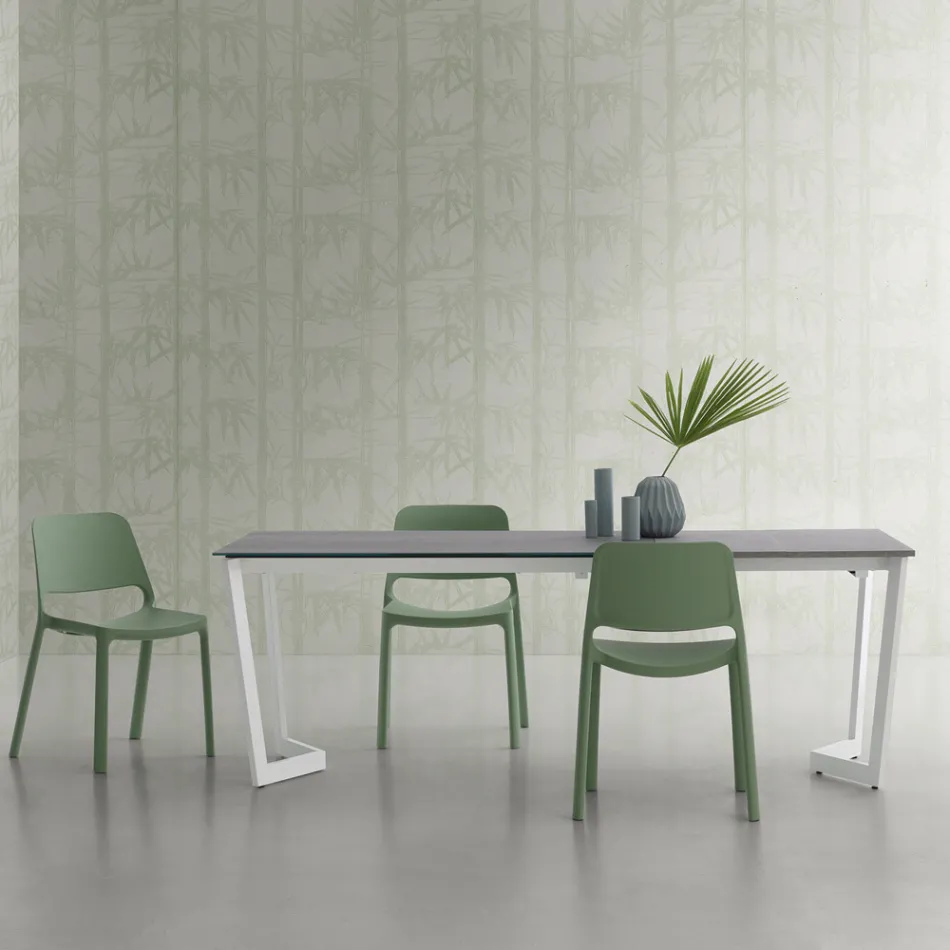 Rozkládací stůl Až 238 cm s laminovanou deskou Made in Italy - Pablito Viadurini