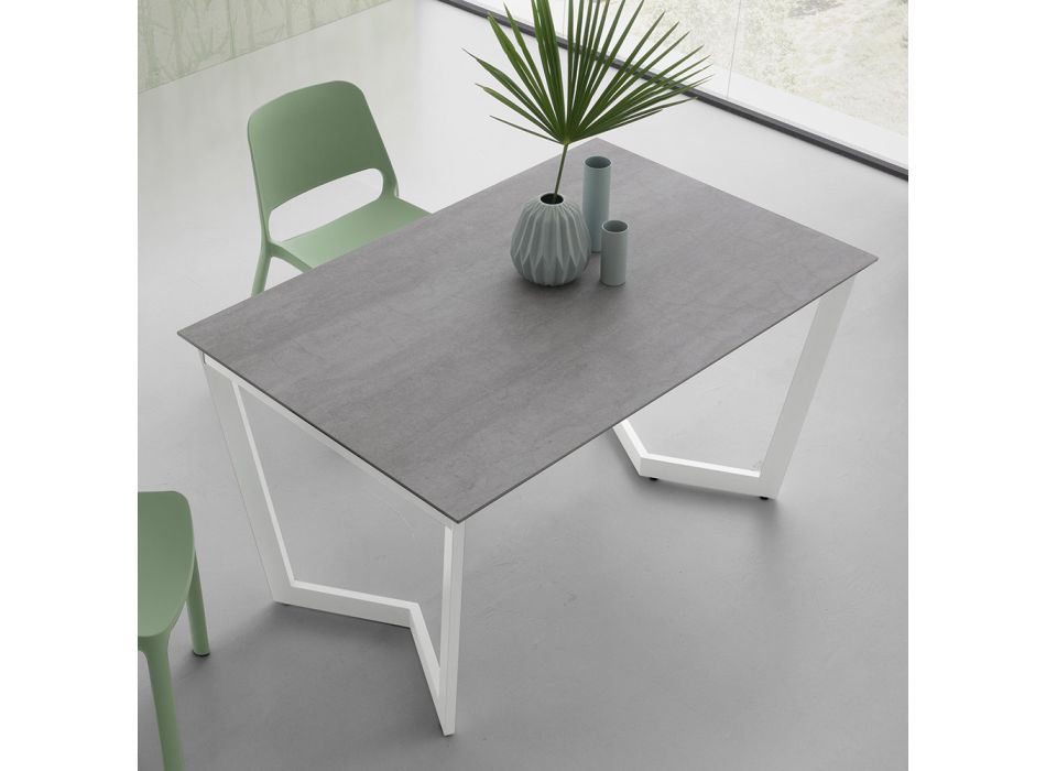 Rozkládací stůl Až 238 cm s laminovanou deskou Made in Italy - Pablito Viadurini