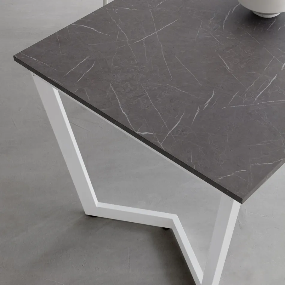 Rozkládací stůl Až 238 cm v kovu a Hpl Made in Italy - Pablito Viadurini