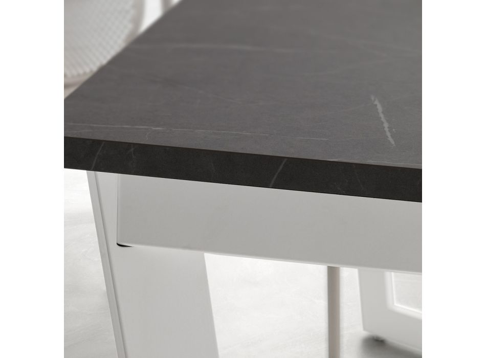 Rozkládací stůl Až 238 cm v kovu a Hpl Made in Italy - Pablito Viadurini