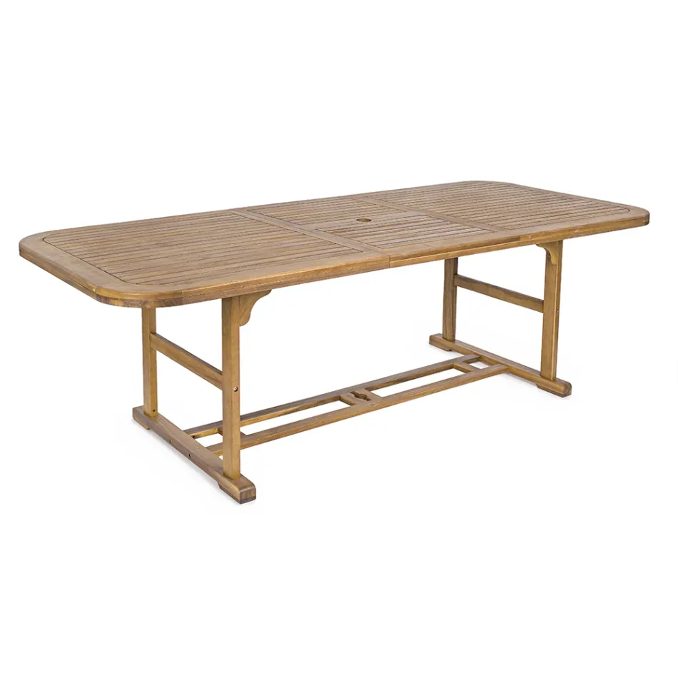 Rozkládací dřevěný zahradní stůl až do 240 cm, od Design - Roxen Viadurini
