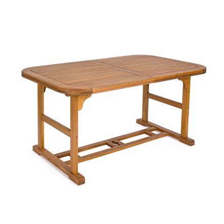Rozkládací dřevěný zahradní stůl až do 240 cm, od Design - Roxen Viadurini