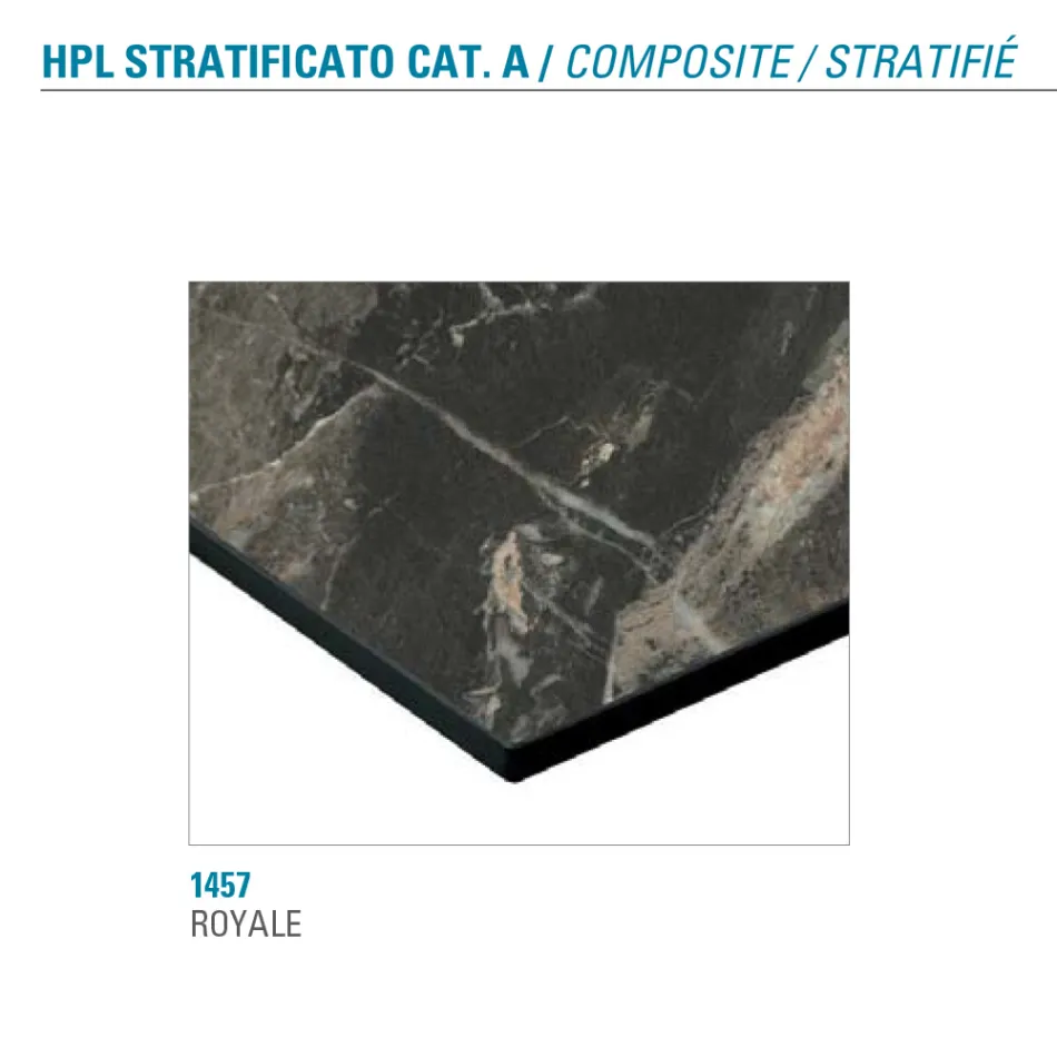 Rozkládací stůl Až 300 cm Kovová základna Made in Italy - Bastiano Viadurini