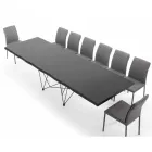 Rozkládací stůl až na 300 cm z dýhovaného dřeva Made in Italy – Ezzellino Viadurini