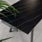 Rozkládací stůl až 200 cm v provedení Marble Effect Sintered Stone - Ananas Viadurini