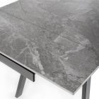 Rozkládací stůl až 200 cm v provedení Marble Effect Sintered Stone - Ananas Viadurini