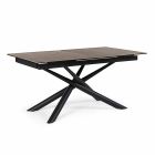 Roztažitelný stůl až do 220 cm v keramickém a ocelovém Homemotion - Brianza Viadurini