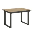 Rozkládací stůl až do 220 cm ze dřeva a železa Made in Italy - Nuvola Viadurini