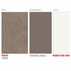 Rozkládací stůl až do 238 cm v laminu a kovu Made in Italy - Remigio Viadurini