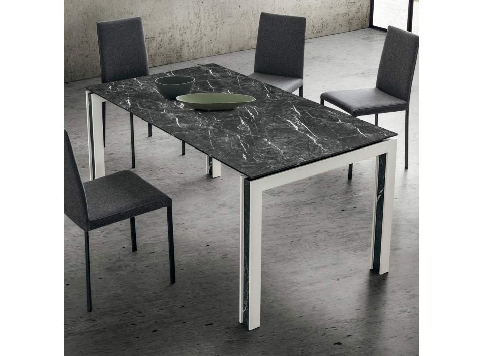 Rozkládací stůl až do 240 cm Design in Wood a Hpl Made in Italy - Polo Viadurini