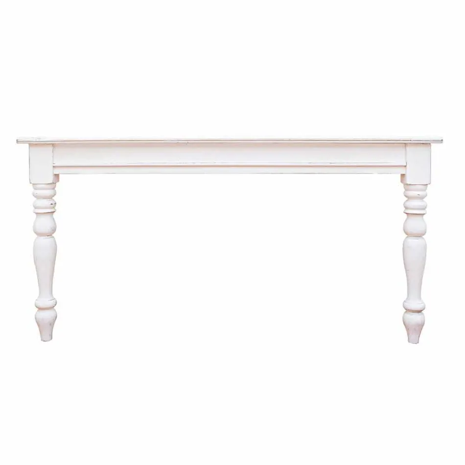 Roztažitelný stůl až 240 cm v Mango Wood a Mdf Homemotion - Tongo Viadurini