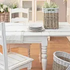 Roztažitelný stůl až 240 cm v Mango Wood a Mdf Homemotion - Tongo Viadurini