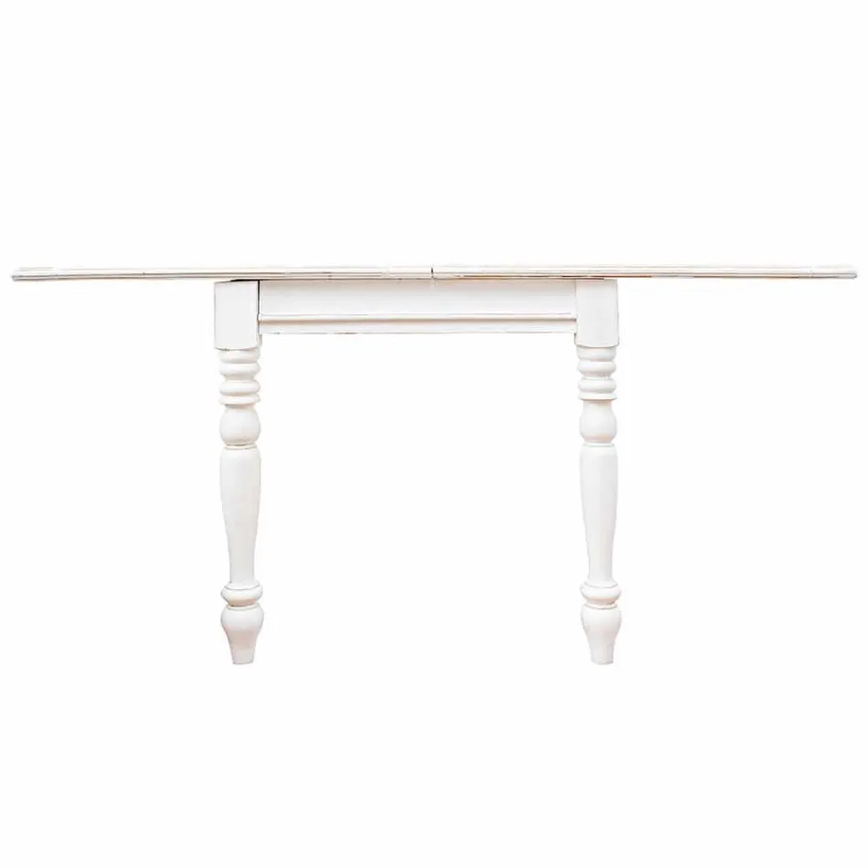 Roztažitelný stůl až 240 cm v Mango Wood a Mdf Homemotion - Tongo Viadurini