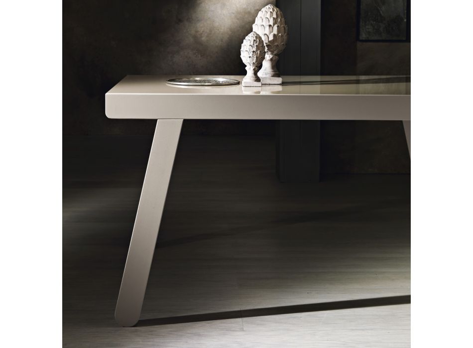 Rozkládací stůl až na 240 cm z lakovaného dřeva Made in Italy - Adrienne Viadurini
