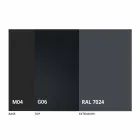 Roztažitelný stůl až 250 cm se skleněnou deskou vyrobené v Itálii - Pitagora Viadurini