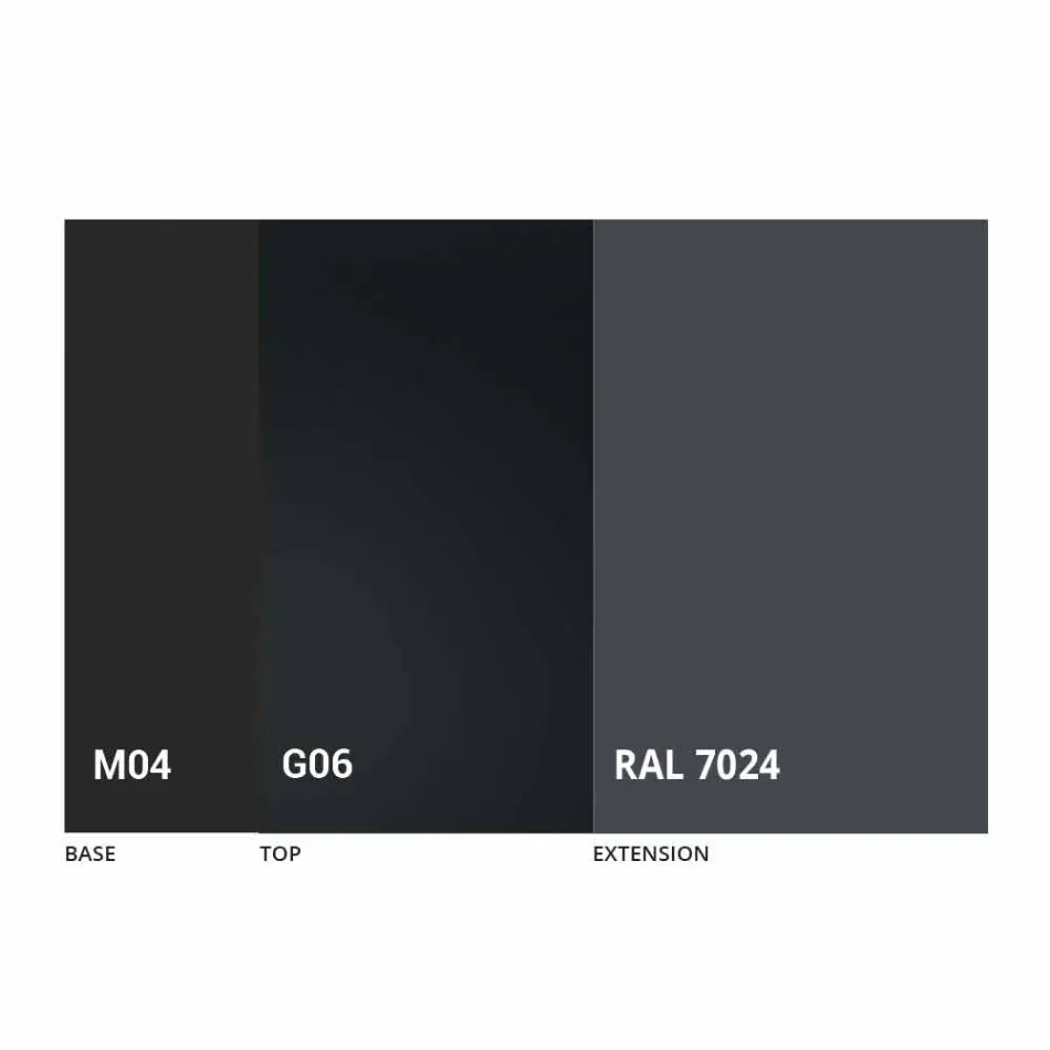 Roztažitelný stůl až 250 cm se skleněnou deskou vyrobené v Itálii - Pitagora Viadurini