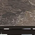 Rozkládací stůl Až 280 cm z oceli a matného keramického skla - Viterbo Viadurini