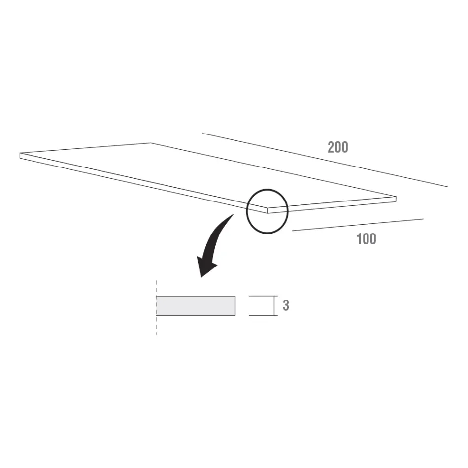 Roztažitelný stůl až do 280 cm ve Fenix Made in Italy, Precious - Aresto Viadurini