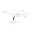 Roztažitelný stůl až do 280 cm ve Fenix Made in Italy, Precious - Aresto Viadurini