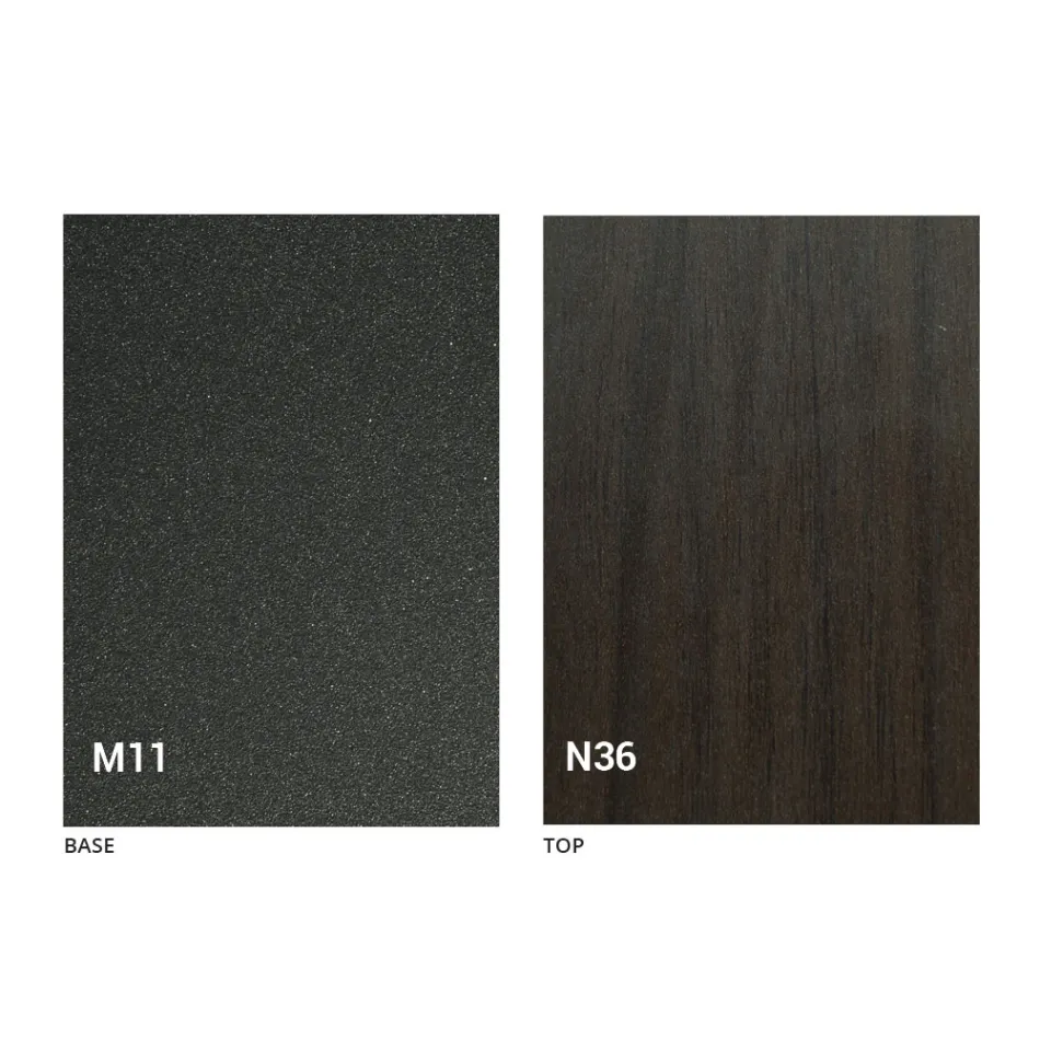 Rozkládací stůl až do 280 cm ze dřeva a kovu Made in Italy - Gallotto Viadurini