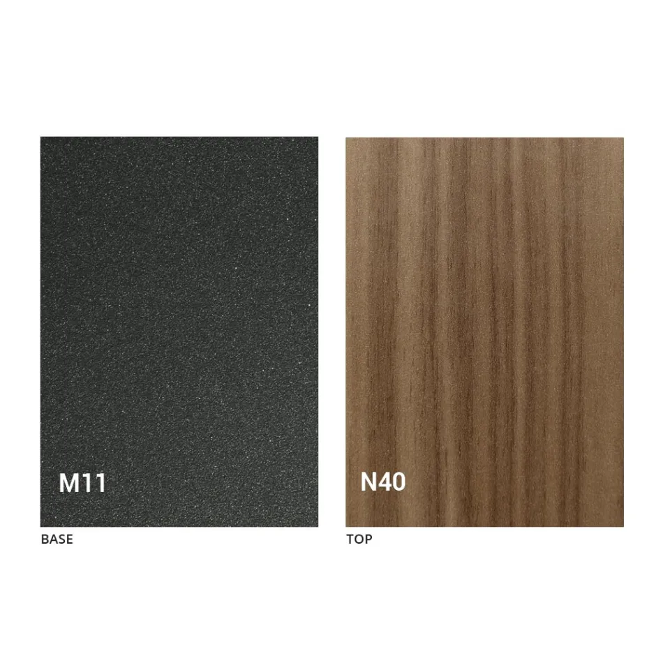 Rozkládací stůl až do 280 cm ze dřeva a kovu Made in Italy - Gallotto Viadurini