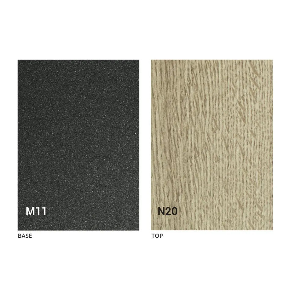 Rozkládací stůl až do 280 cm ze dřeva a kovu Made in Italy - Gallotto Viadurini