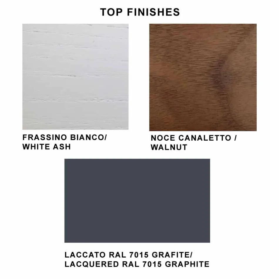 Rozkládací stůl až do 280 cm ze skla a dýhovaného dřeva – Eugrafo Viadurini