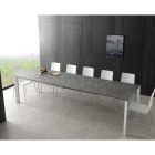 Rozkládací stůl až na 3 metry z hliníku a Urbino melaminu Viadurini