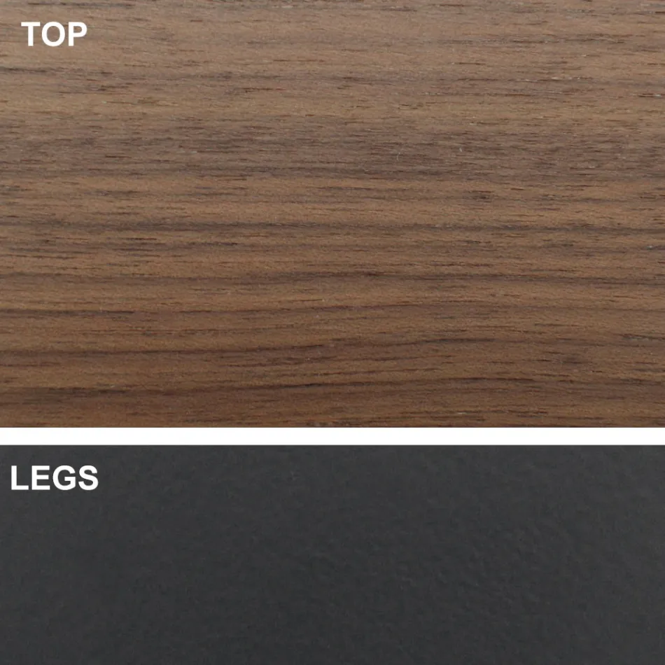 Rozkládací stůl Až 300 cm s dýhovanou deskou Made in Italy - Grotta Viadurini