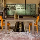 Tabulka rozšiřitelný až 300 cm, moderní design melamin Oky Viadurini