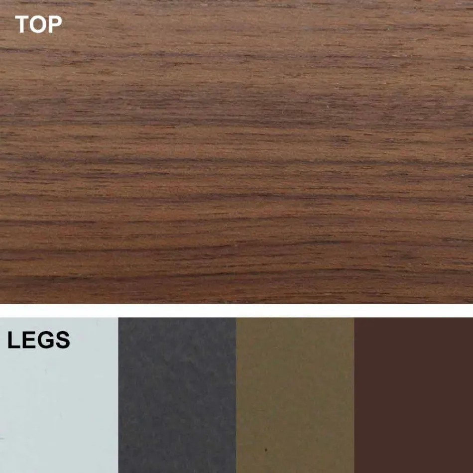 Rozkládací stůl až do 300 cm ze dřeva a oceli Made in Italy - Settimmio Viadurini