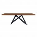 Rozkládací stůl do 300 cm ze dřeva a oceli vyrobený v Itálii - Settimmio