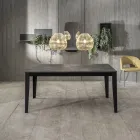 Rozkládací stůl až do 316 cm z melaminu a kovového podstavce - Kadidlo Viadurini