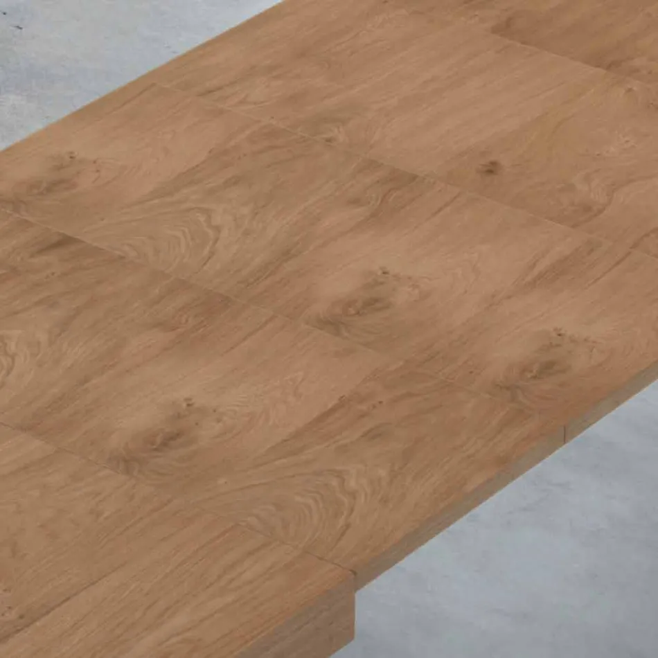 Rozkládací stůl až na 470 cm z dýhovaného dřeva Made in Italy – Gordito Viadurini