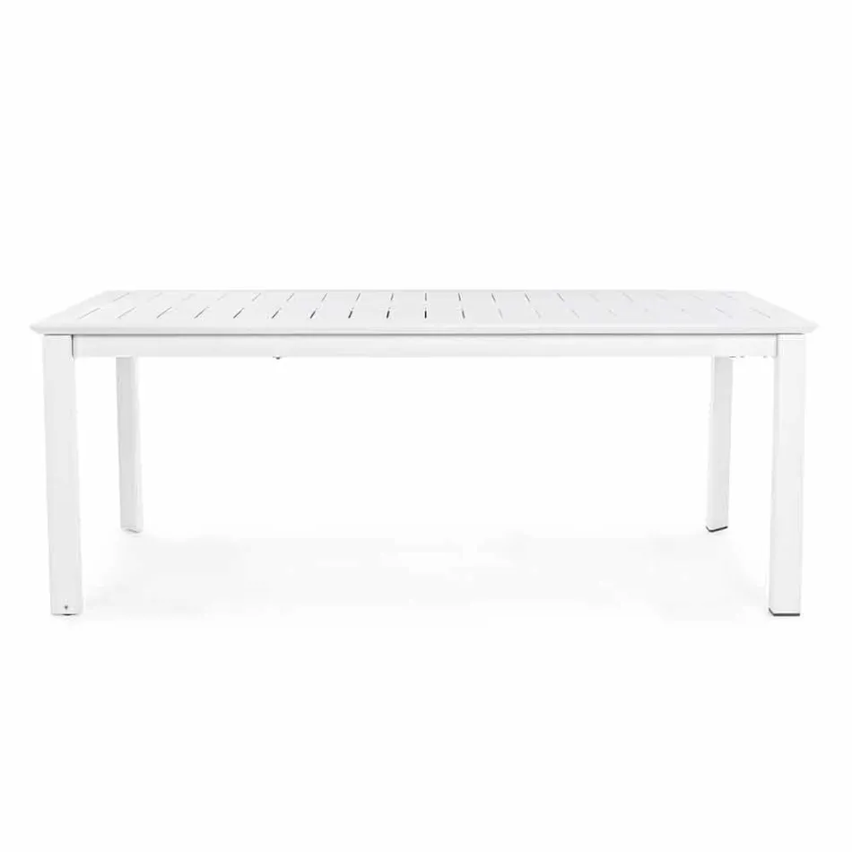 Rozkládací stůl v hliníkovém moderním designu pro venkovní Homemotion - Casper Viadurini