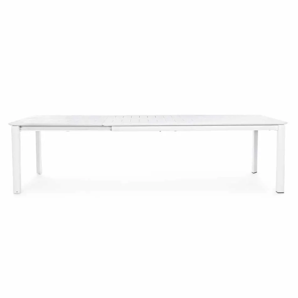 Rozkládací stůl v hliníkovém moderním designu pro venkovní Homemotion - Casper Viadurini